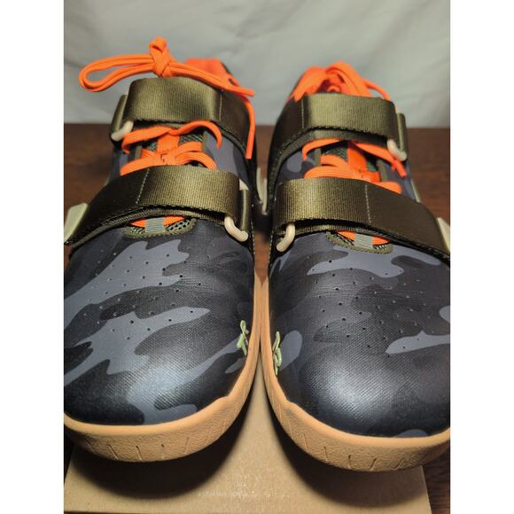 TYR Power Lifting Shoes Mens 11.5 Grey Camo RUN SMALL L-1 Lifter Anatomical Foot main image 9